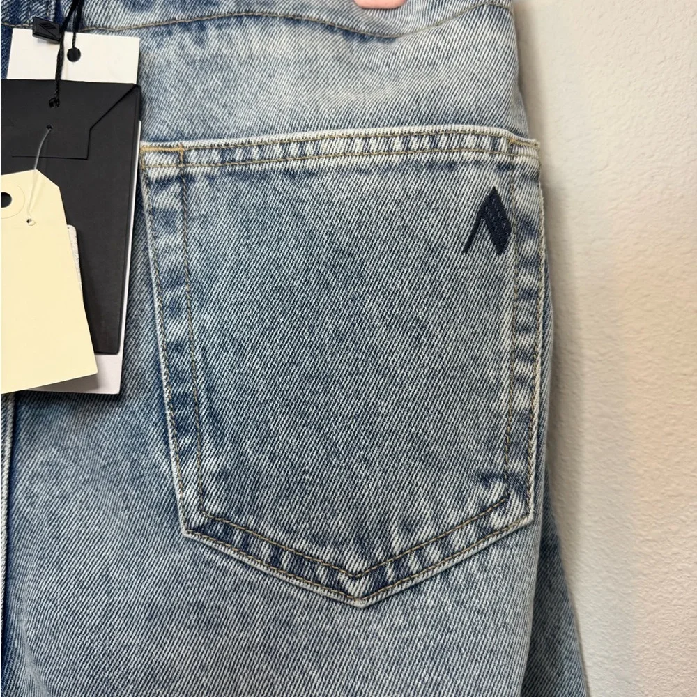 The Attico Blue Paneled Jeans NWT - Picture 9 of 13